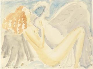 Emile-Antoine Bourdelle - Léda et le cygne