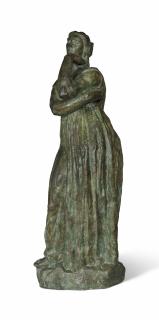 Émile-Antoine Bourdelle - Pénélope, grand modèle avec pied et sans fuseau