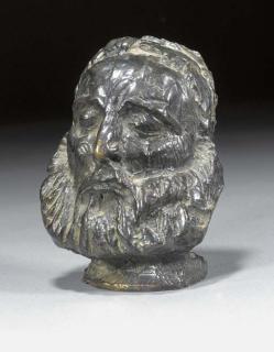 Emile Antoine Bourdelle - Petite masque de Bourdelle comme un musicien