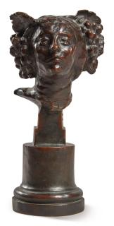 Emile Antoine Bourdelle - Petite Tête Aux Raisins