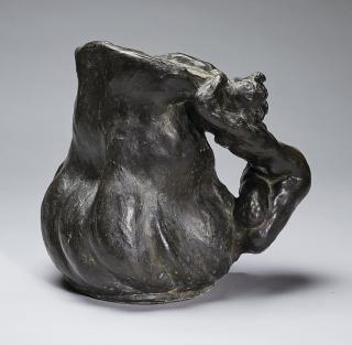 Émile-Antoine Bourdelle - Vase bas avec femme nue en forme d’anse