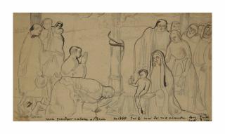 Émile Bernard - Adoration des bergers