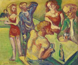 Émile Bernard - Au Cabaret