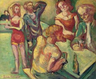 Emile Bernard - Au Cabaret