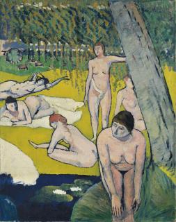 Émile Bernard - Baigneuses aux nénuphars