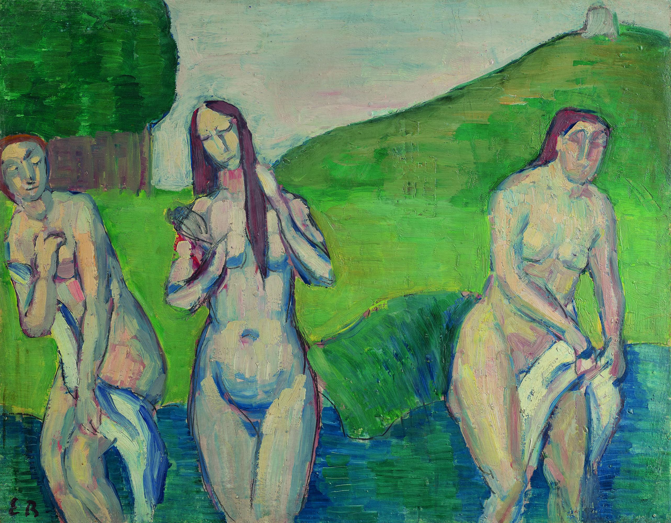 Émile Bernard - Baigneuses