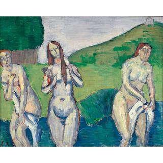 Émile Bernard - Baigneuses