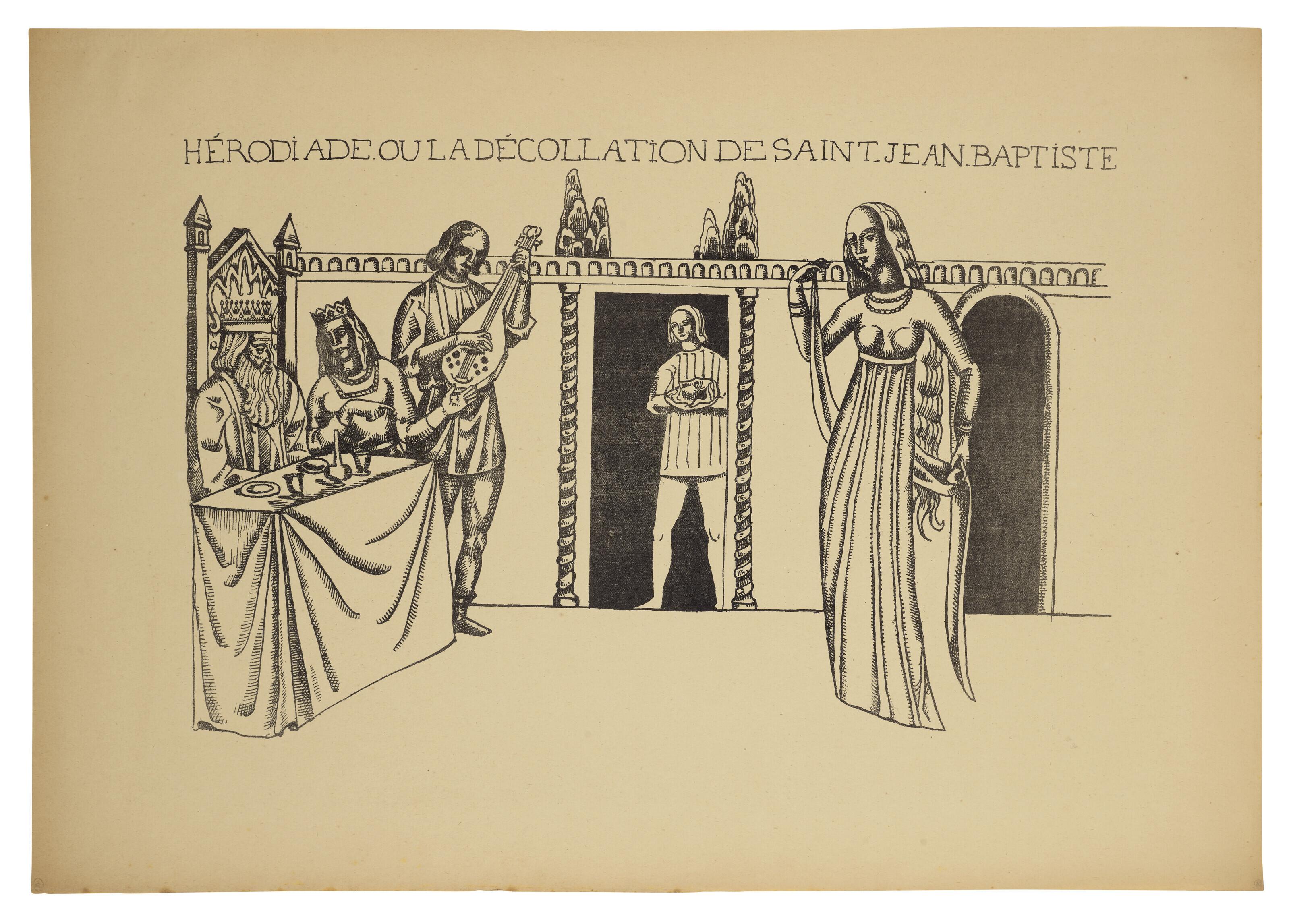 Émile Bernard - Hérodiade ou la Décollation de Saint Jean-Baptiste