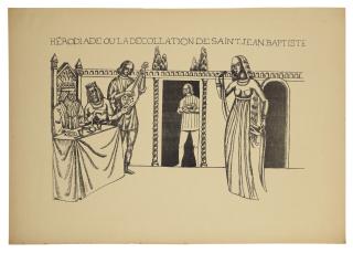 Émile Bernard - Hérodiade ou la Décollation de Saint Jean-Baptiste