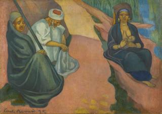 Émile Bernard - Jeune Femme Allaitant (La Fuite En Égypte)