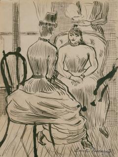 Émile Bernard - La Conversation