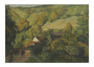 Emile Bernard - La descente sur Molosmes