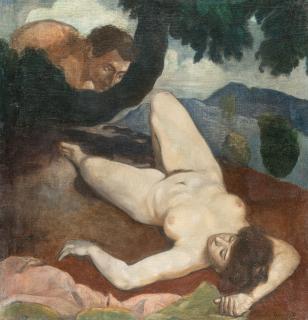 Émile Bernard - La Femme et le satyre