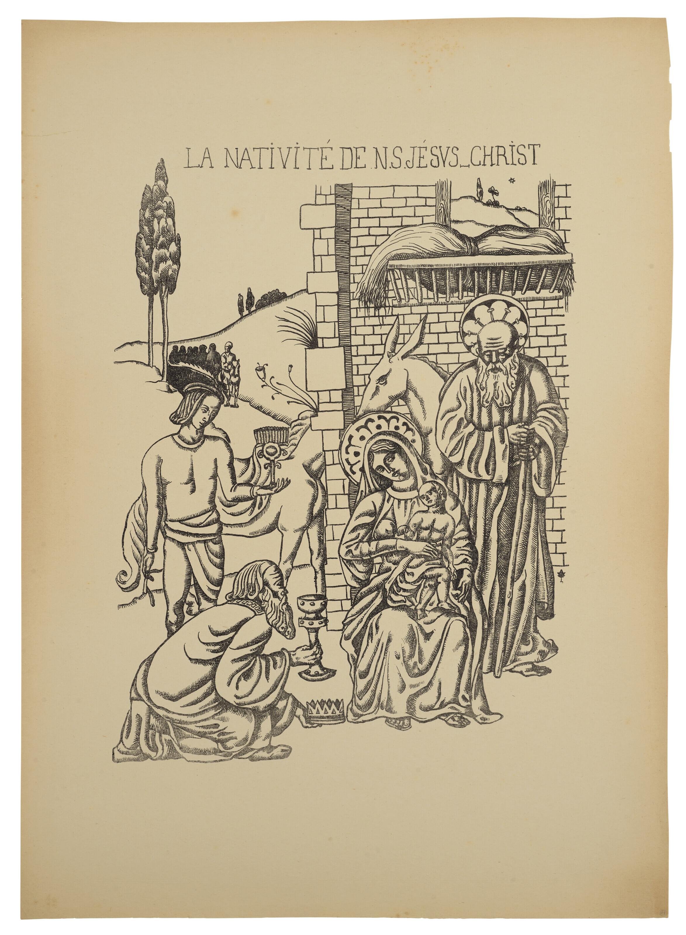 Émile Bernard - La Nativité de N.S. Jésus-Christ