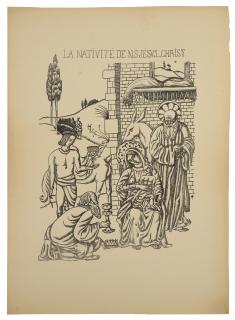 Émile Bernard - La Nativité de N.S. Jésus-Christ