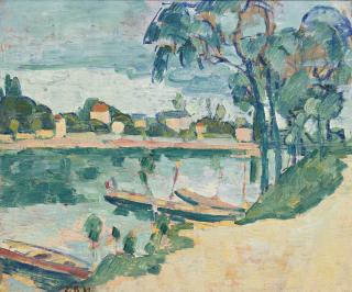 Émile Bernard - La Seine À Asnières