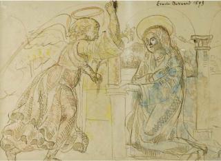 Emile Bernard - L\'Annonciation