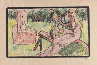 Emile Bernard - Maryo File la Laine (Morane 32)