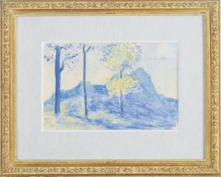 Èmile Bernard - Mountainous landscape