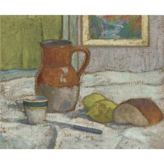 Émile Bernard - Nature Morte Au Pichet Et À La Tasse