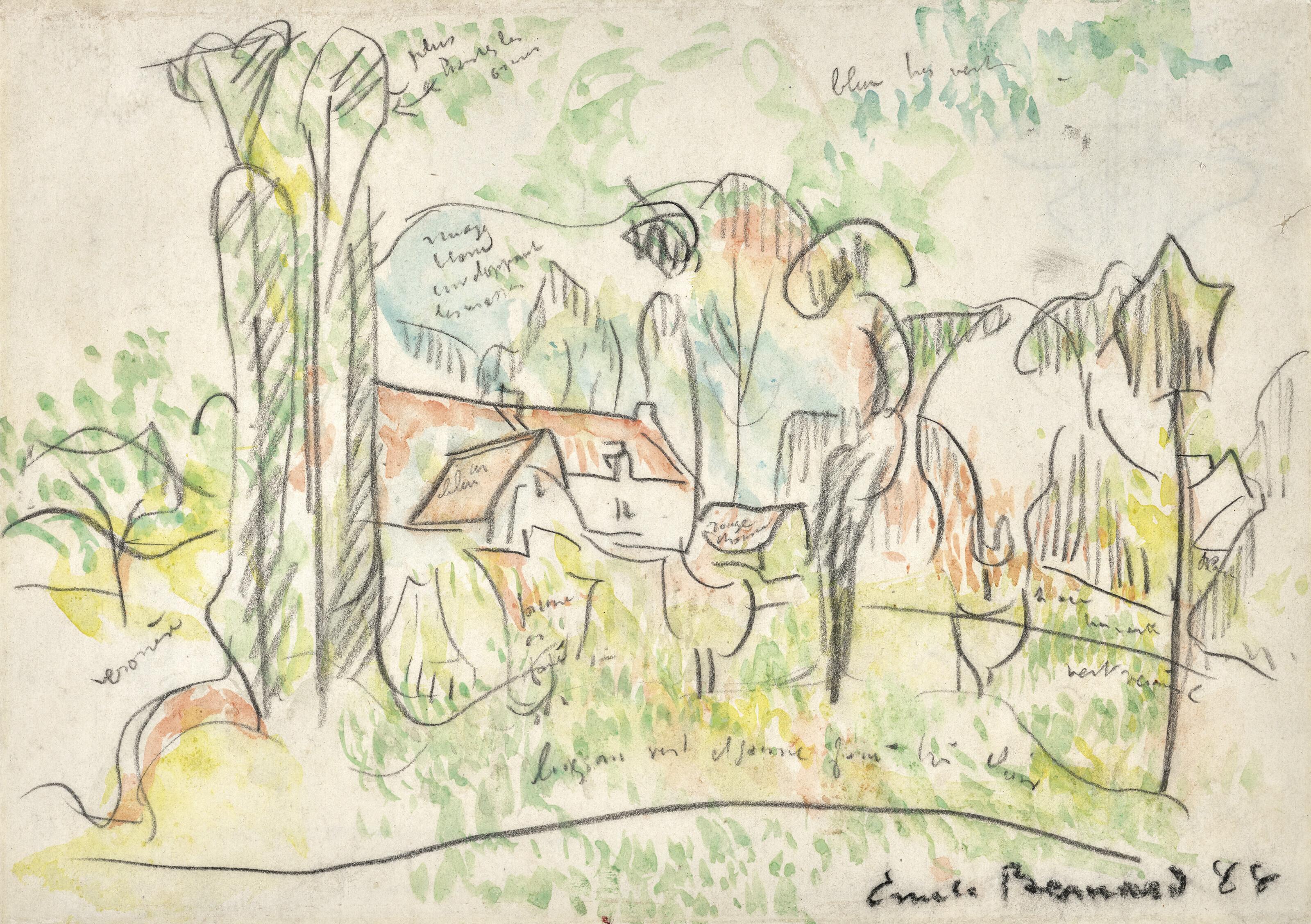Émile Bernard - Paysage