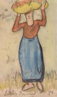 Emile Bernard - Porteuse de pommes