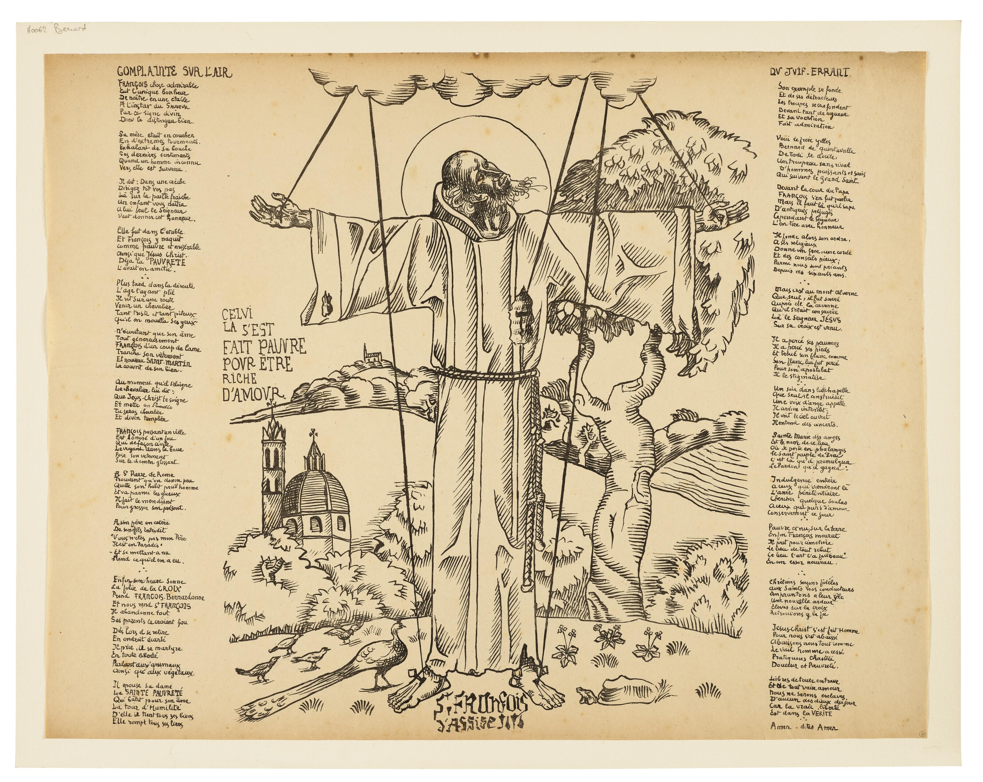 Émile Bernard - Saint François d\'Assise