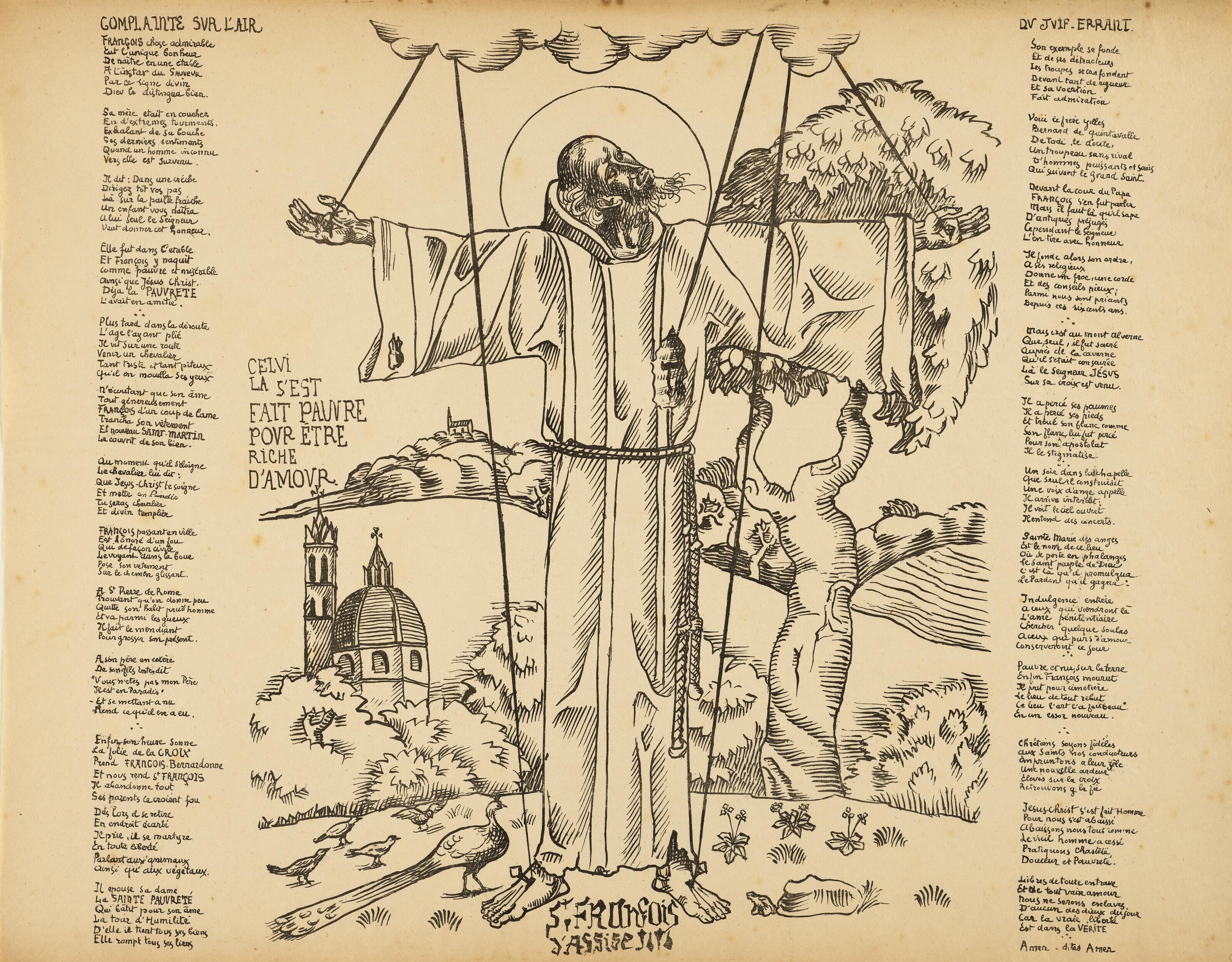 Émile Bernard - Saint François d\'Assise