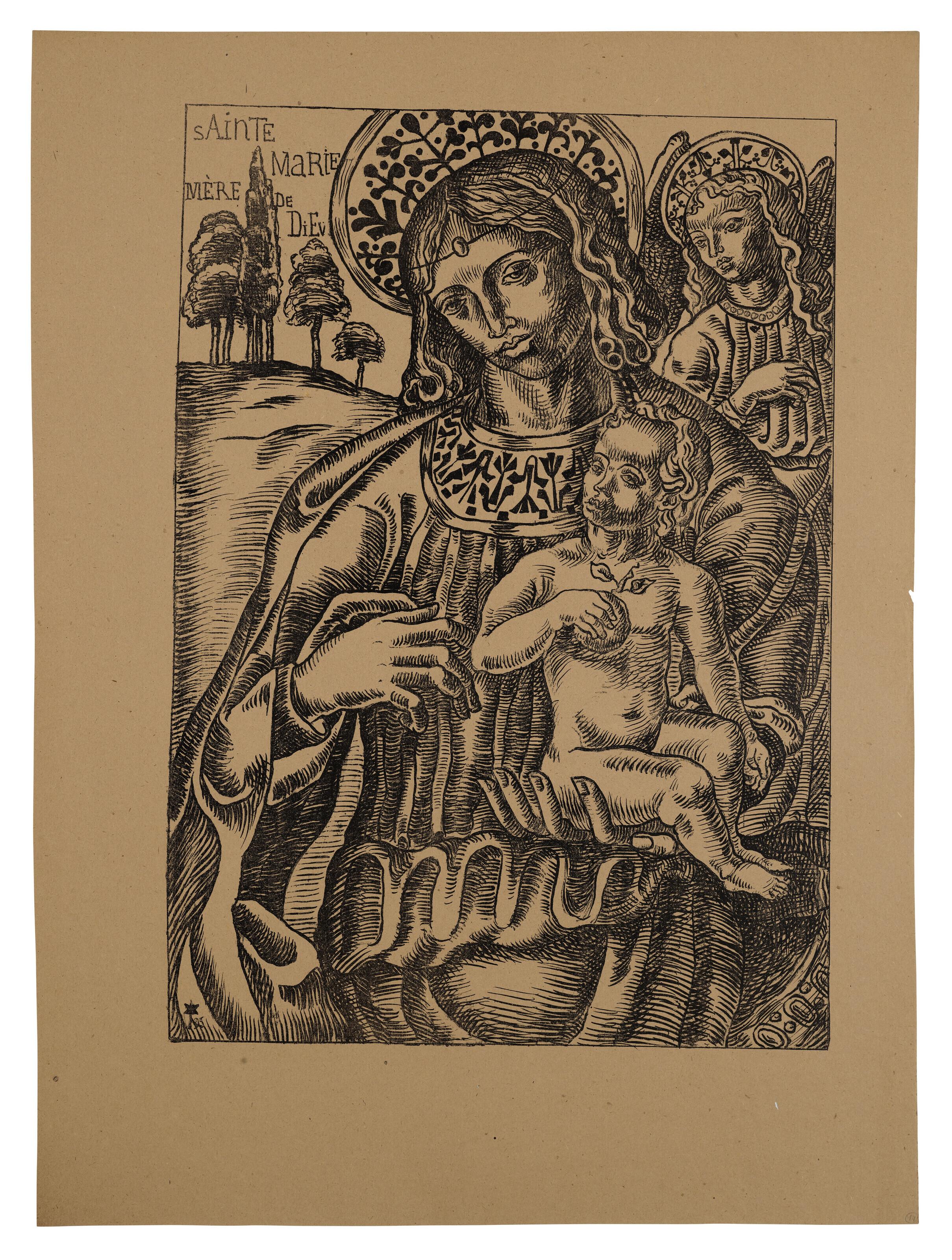 Émile Bernard - Sainte Marie, Mère de Dieu