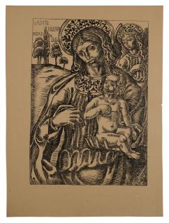 Émile Bernard - Sainte Marie, Mère de Dieu