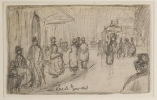 Emile Bernard - Sur les boulevards