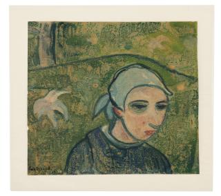 Emile Bernard - Tête d\'une jeune bretonne