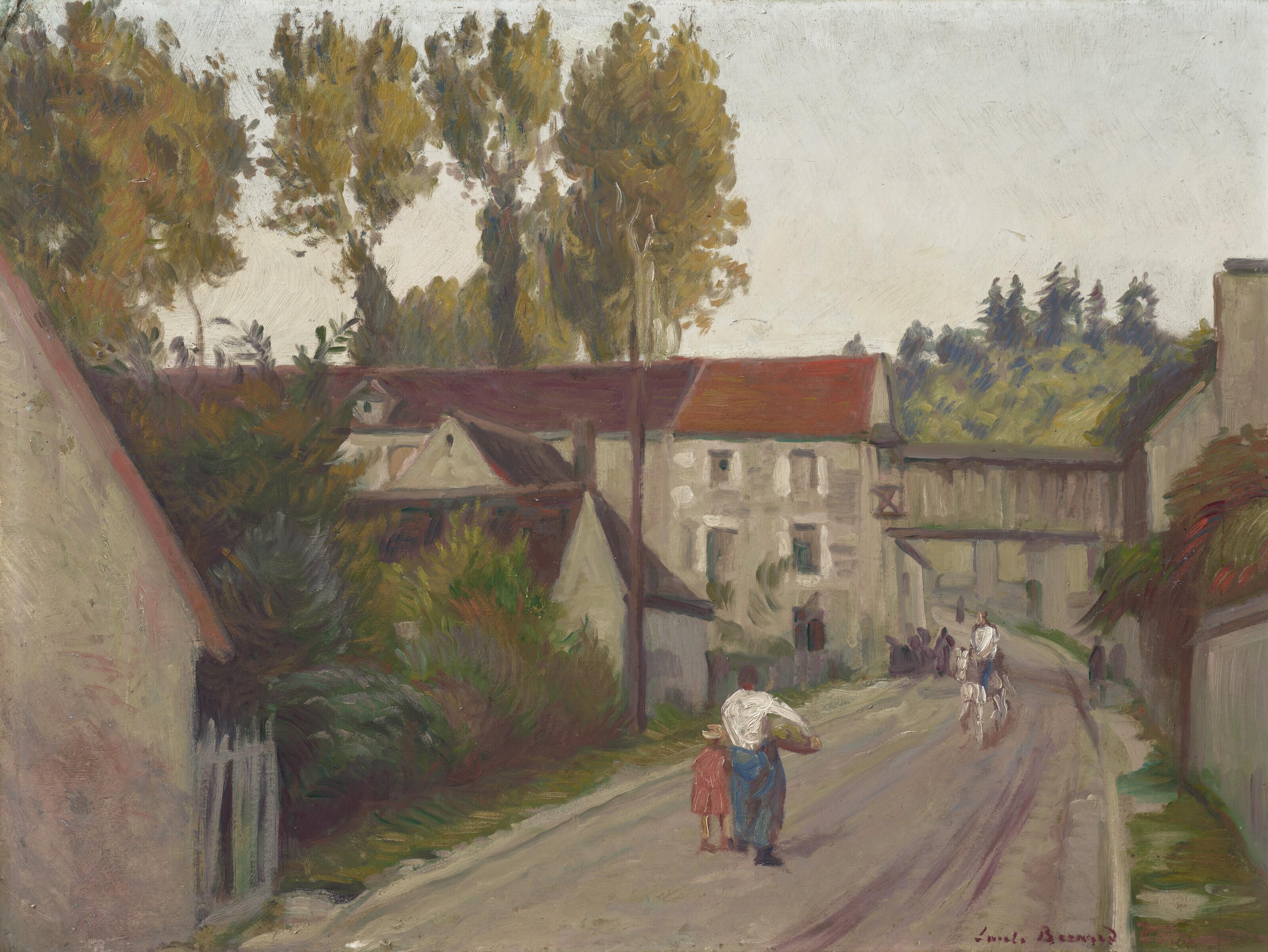 Émile Bernard - Vue de tonnerre ou Le moulin d\'enfer