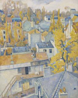 Émile Bernard - Vue des toits