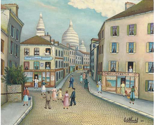 Emile Blondel - Montmartre Et Le Sacré-Coeur