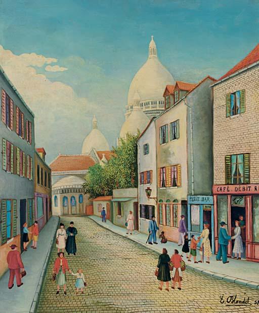 Emile Blondel - Rue Chevoleau de la Barre Montmarte
