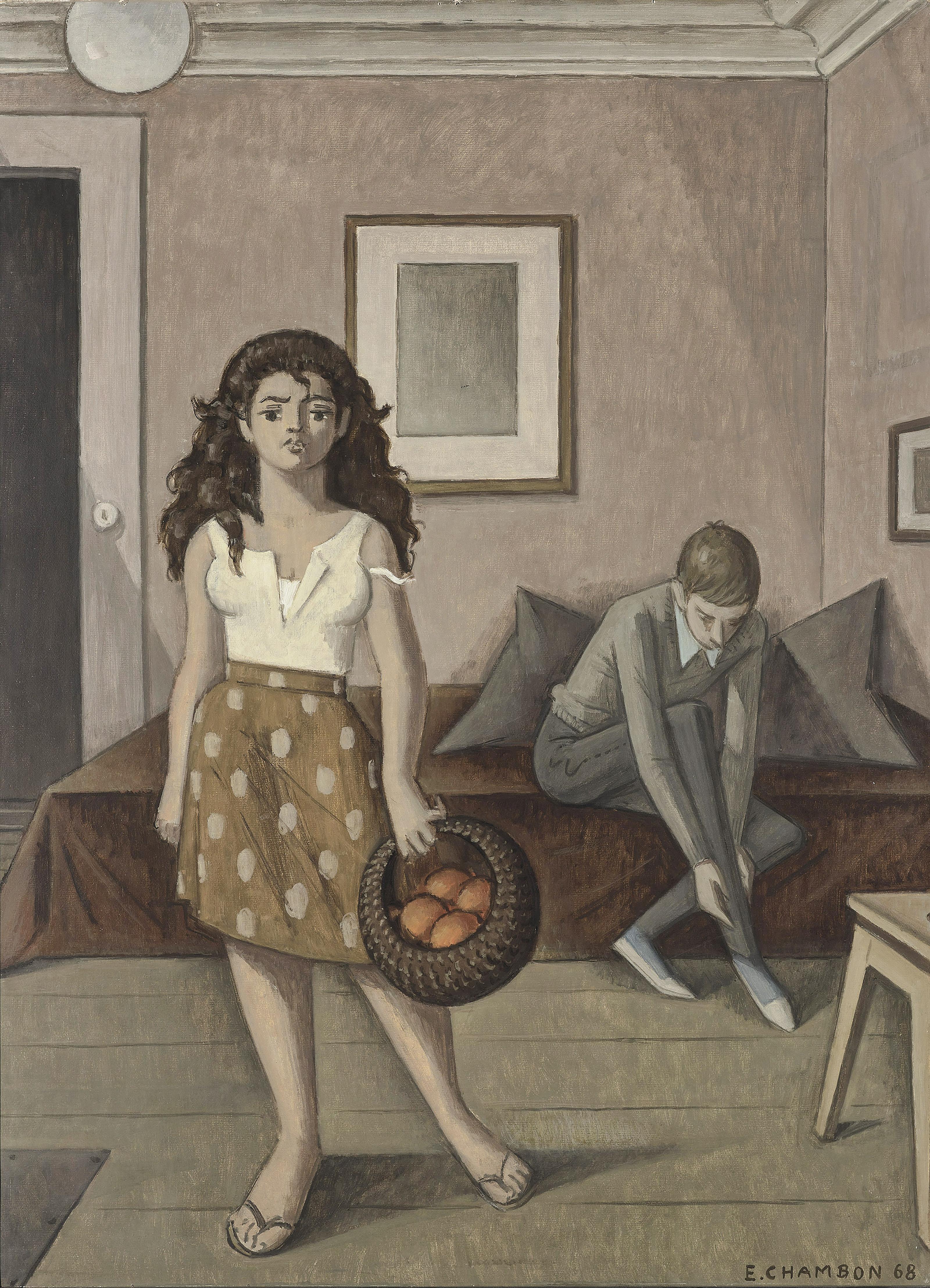 Émile Chambon - Le panier d\'oranges