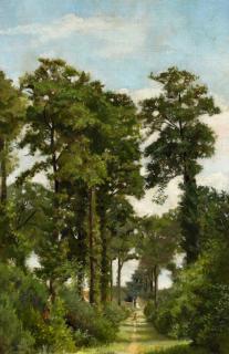 Émile Charles Lambinet - La ferme du bois, Mendon