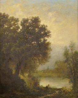 Emile Charles Lambinet - Securing The Boat