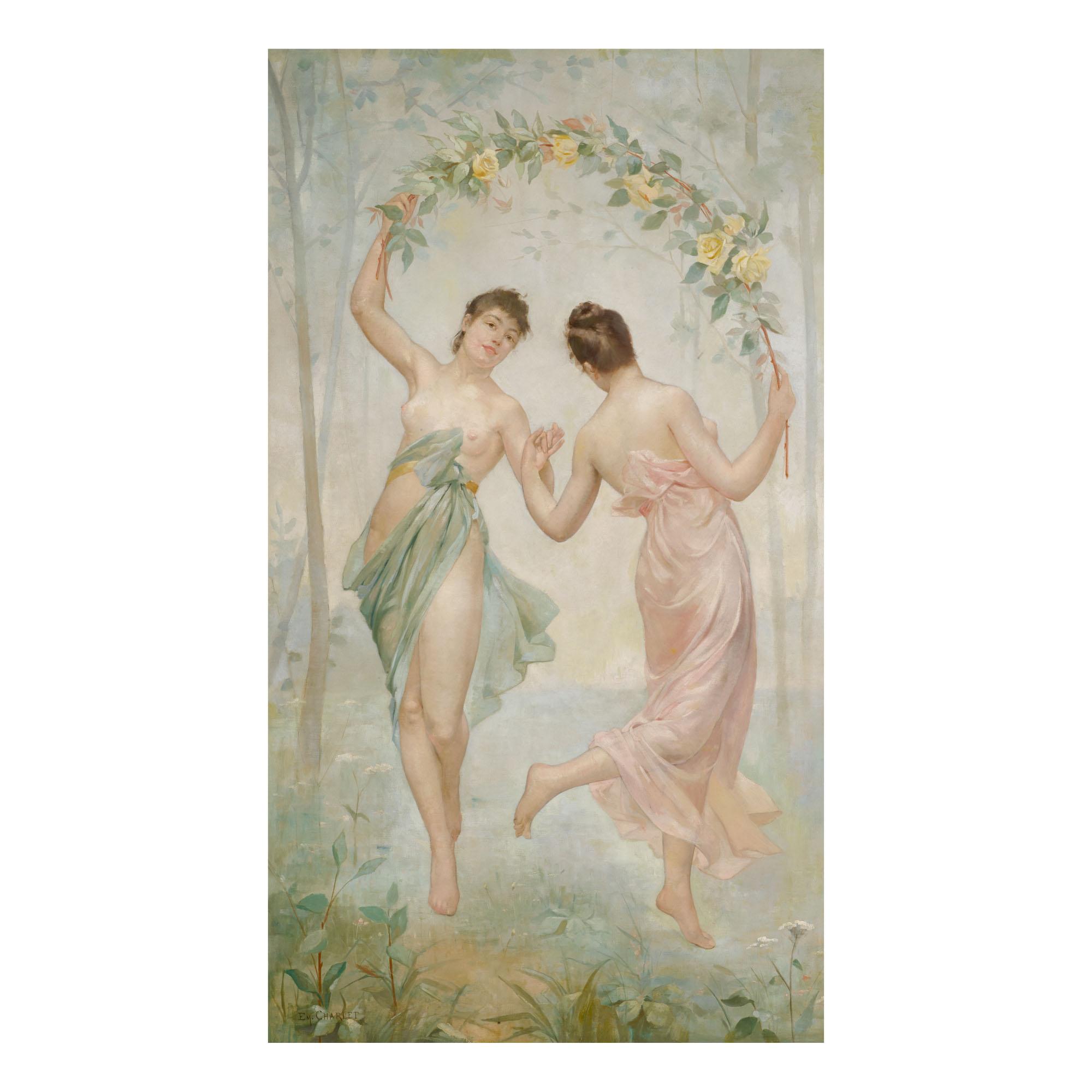 Émile Charlet - Dancing Nymphs