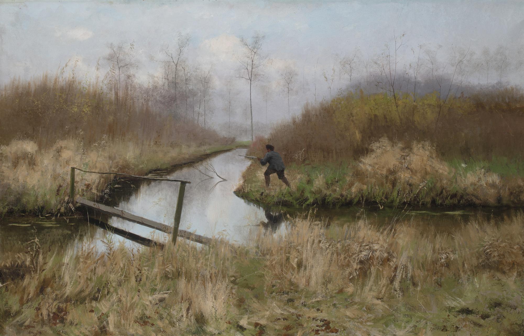 Emile Claus - Belgian la Chasse