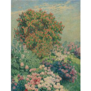 Emile Claus - Belgian The Flower Garden In May