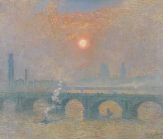 Emile Claus - Belgian Waterloo Bridge, London 