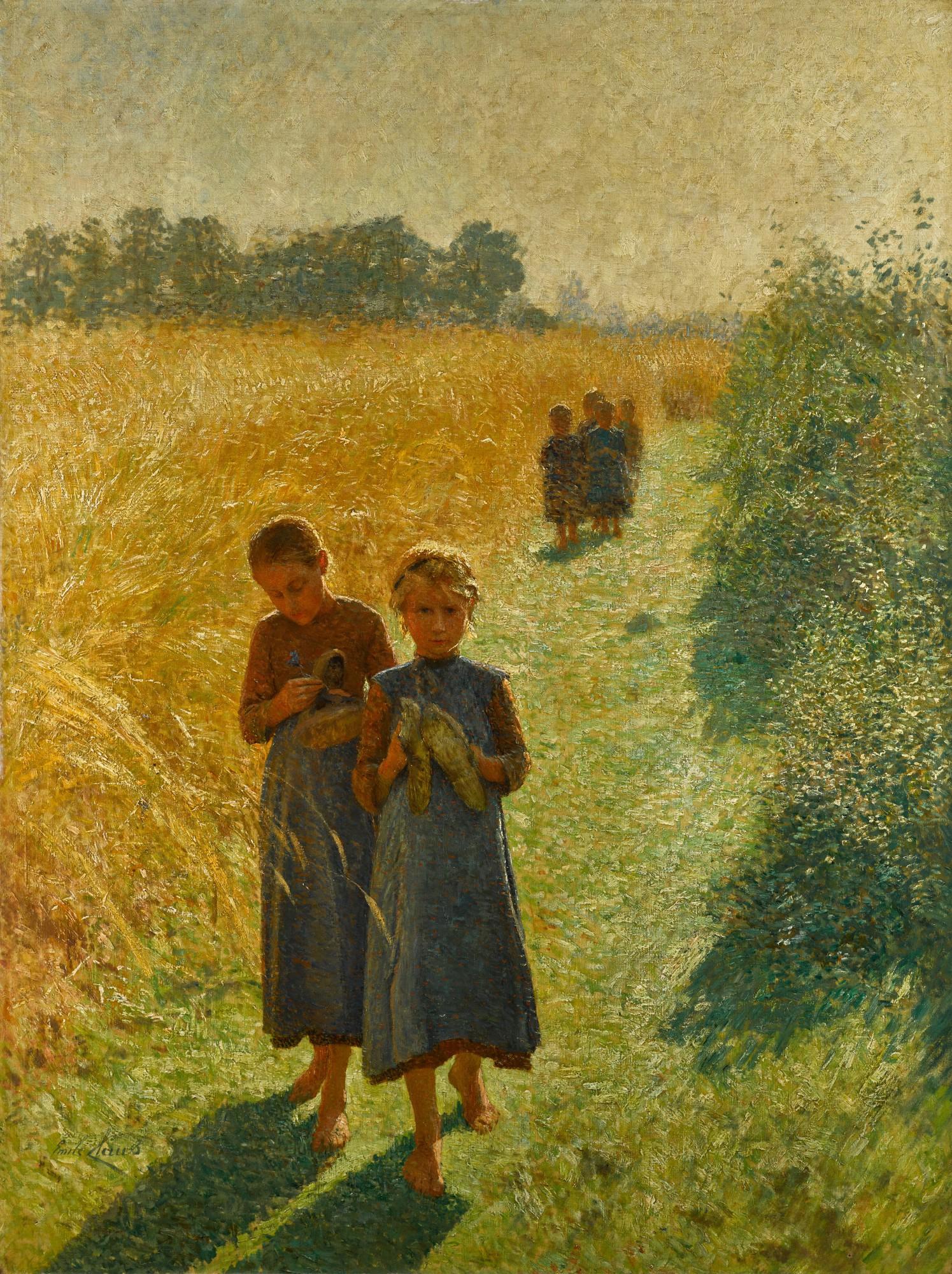 Emile Claus - Girls in the Field
