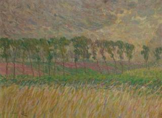 Emile Claus - Landscape with corn fields