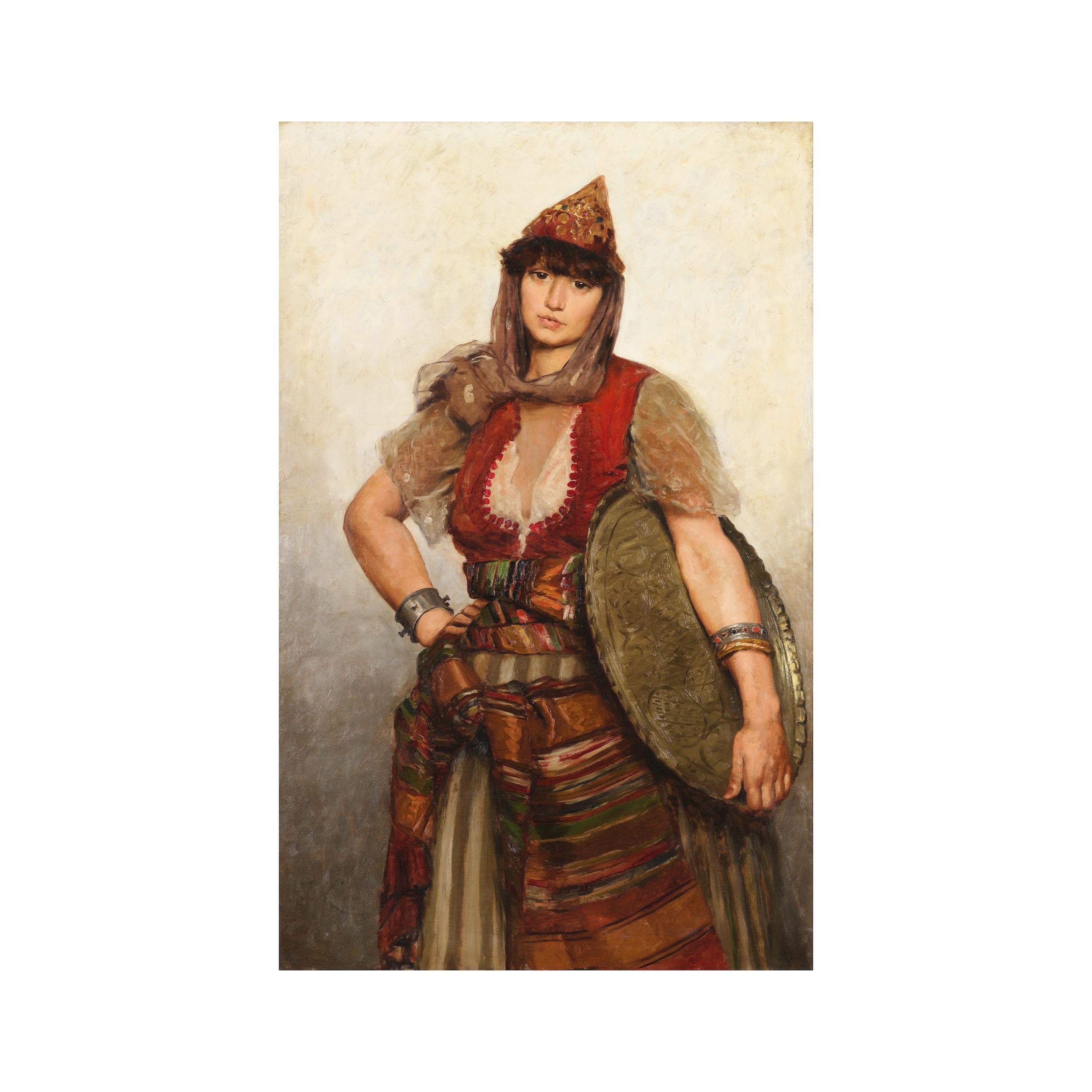 Emile Claus - Portrait de femme juive à Constantine, Algérie