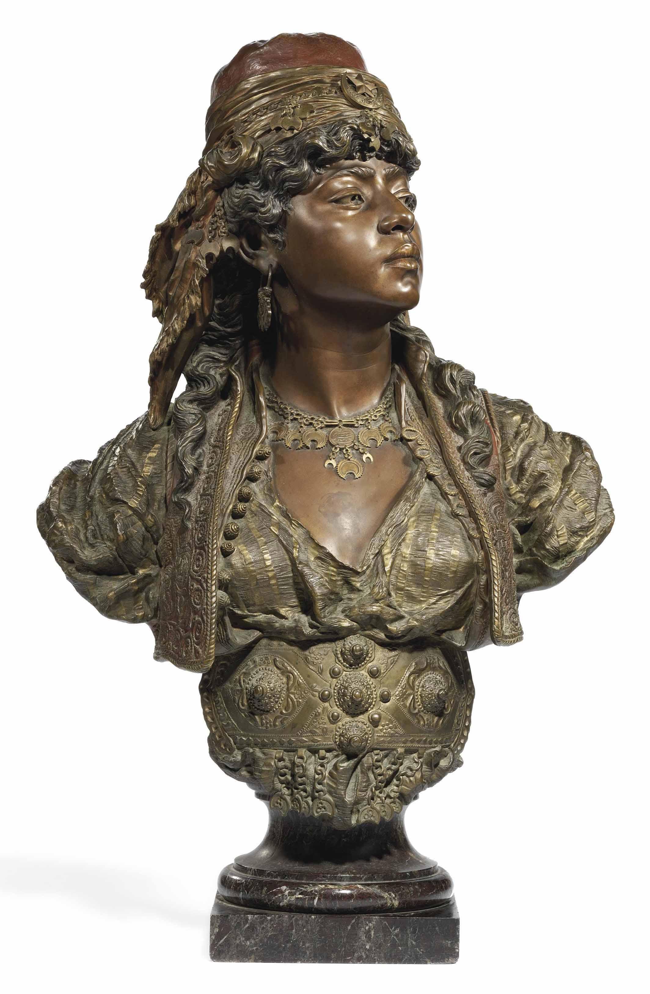 Emile-Coriolan-Hippolyte Guillemin - Jeune Fille Du Caire