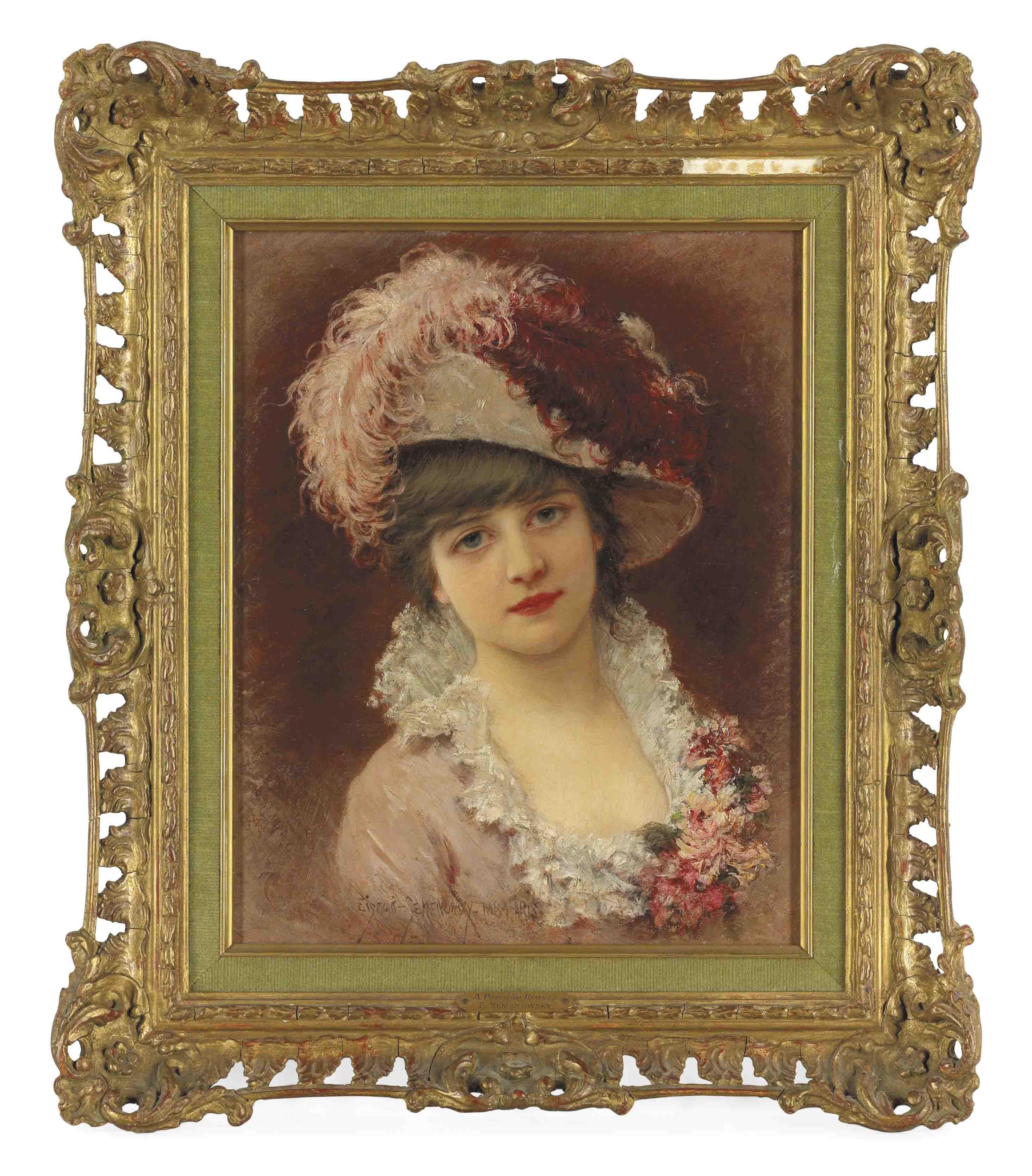 Emile Eisman-Semenowsky - A Parisian Beauty