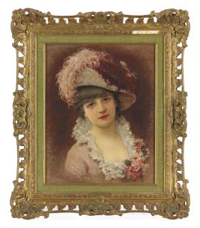 Emile Eisman-Semenowsky - A Parisian Beauty