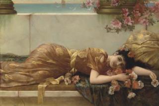 Emile Eisman-Semenowsky - A Reclining Beauty